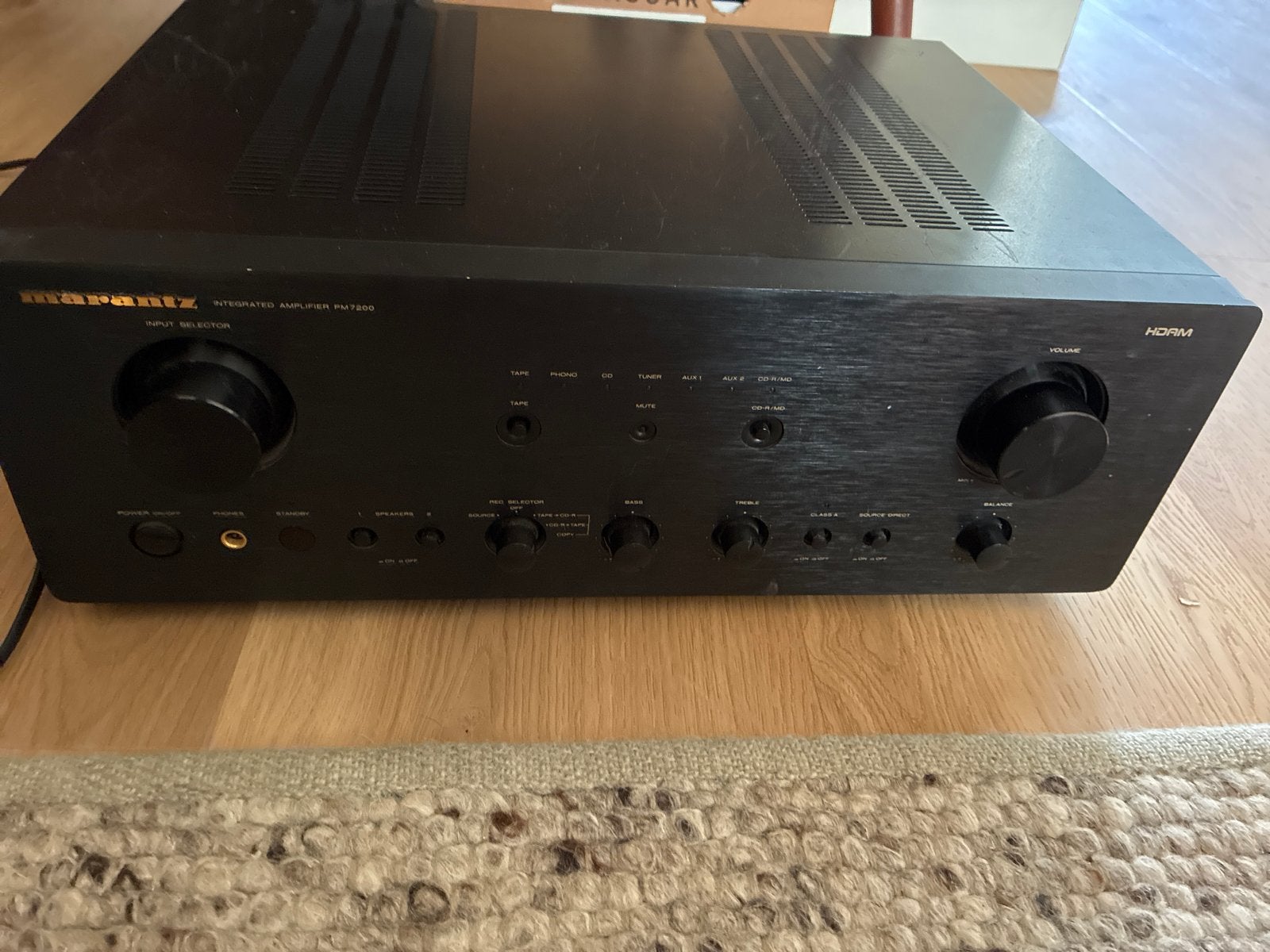 Marantz PM7000 Geïntegreerde Versterker - HORM, Audio, Tv en Foto, Versterkers en Receivers, Gebruikt, 60 tot 120 watt, Stereo