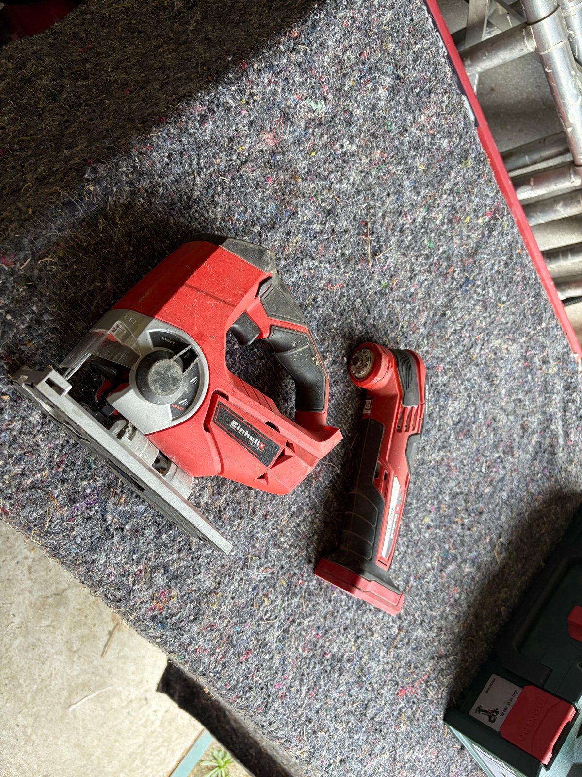 Einhell decoupeerzaag en multitool, Ophalen, Gebruikt