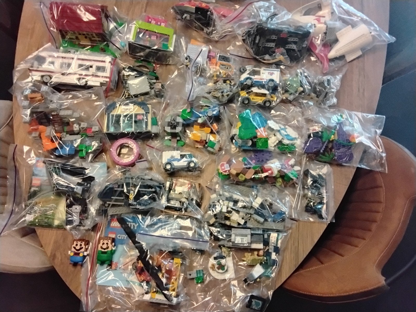 bak vol met onderdelen van setjes en sets, Ophalen of Verzenden, Gebruikt