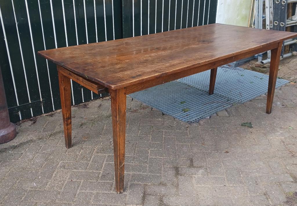 Franse plattelandstafel, Table de Ferme, Ophalen