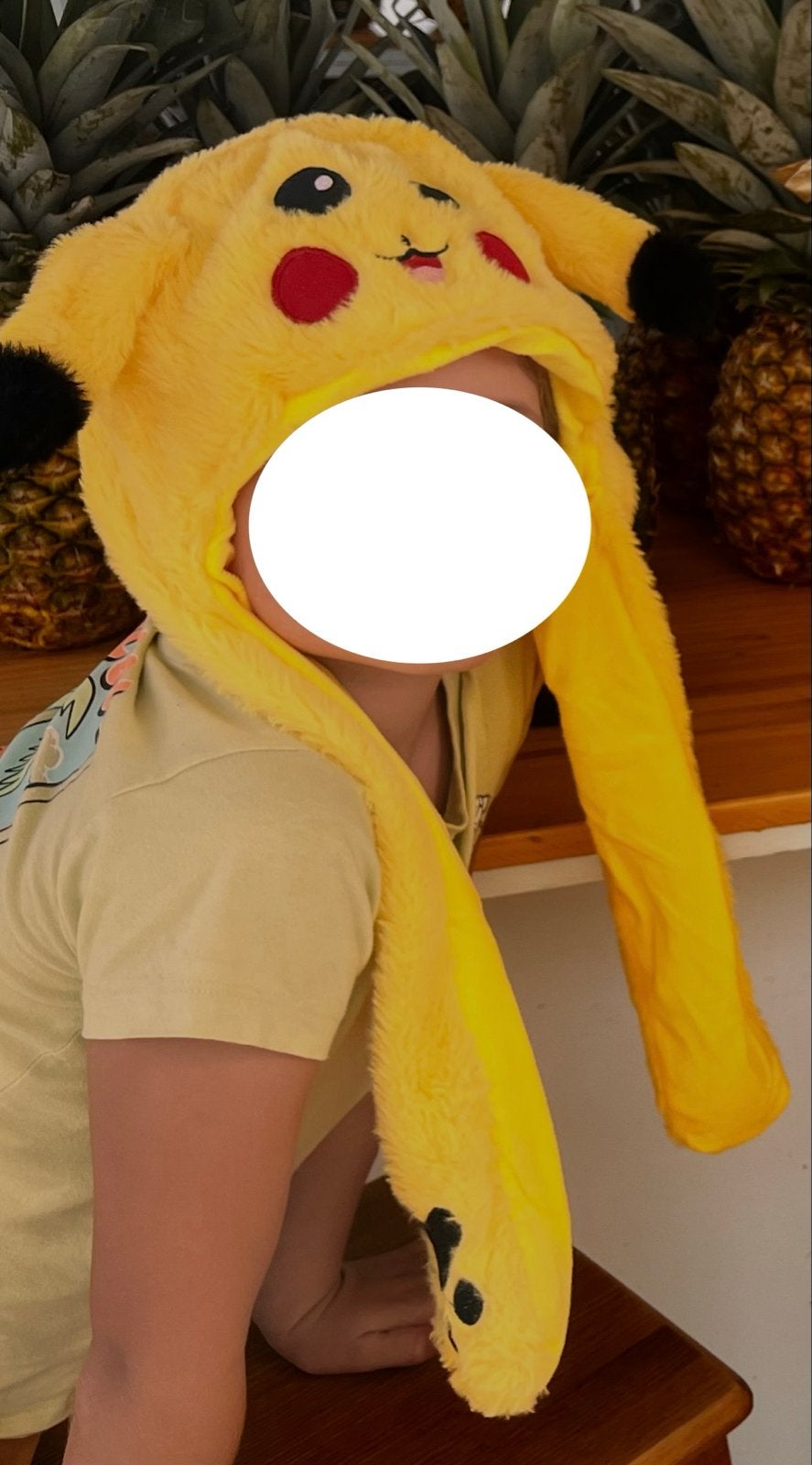 Pikachu muts met bewegende oren / Pokemon, Ophalen, Gebruikt, Jongen of Meisje, Muts
