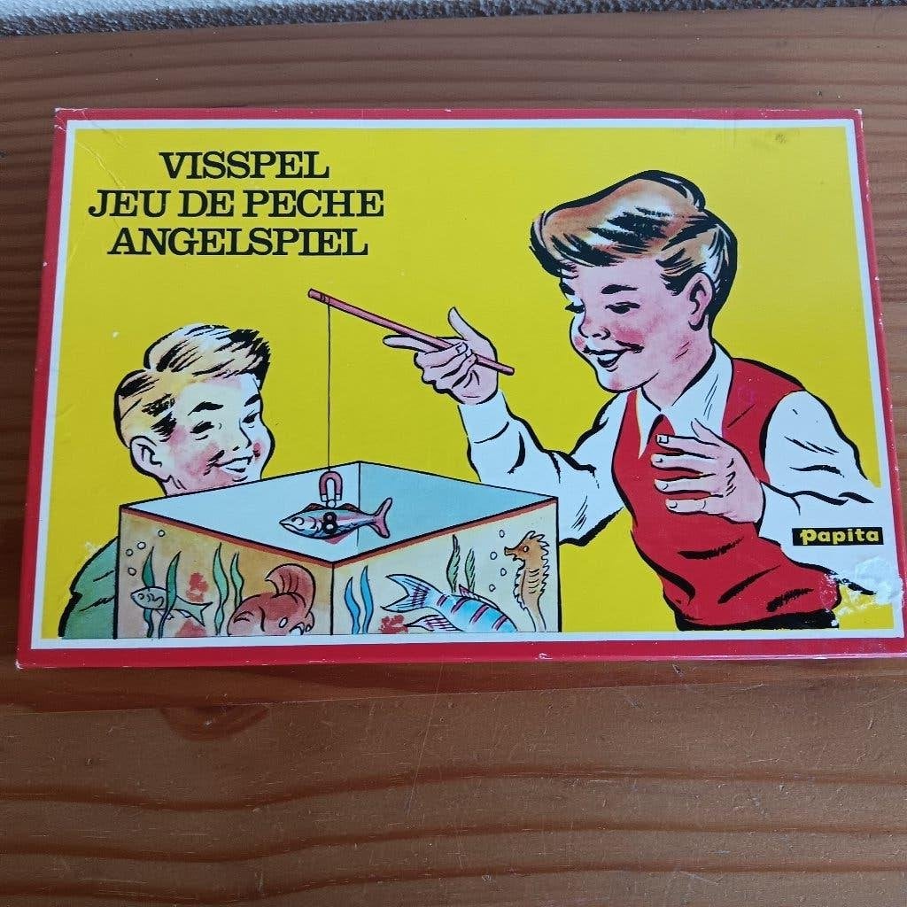 Vintage Papita Vissspel, Ophalen of Verzenden
