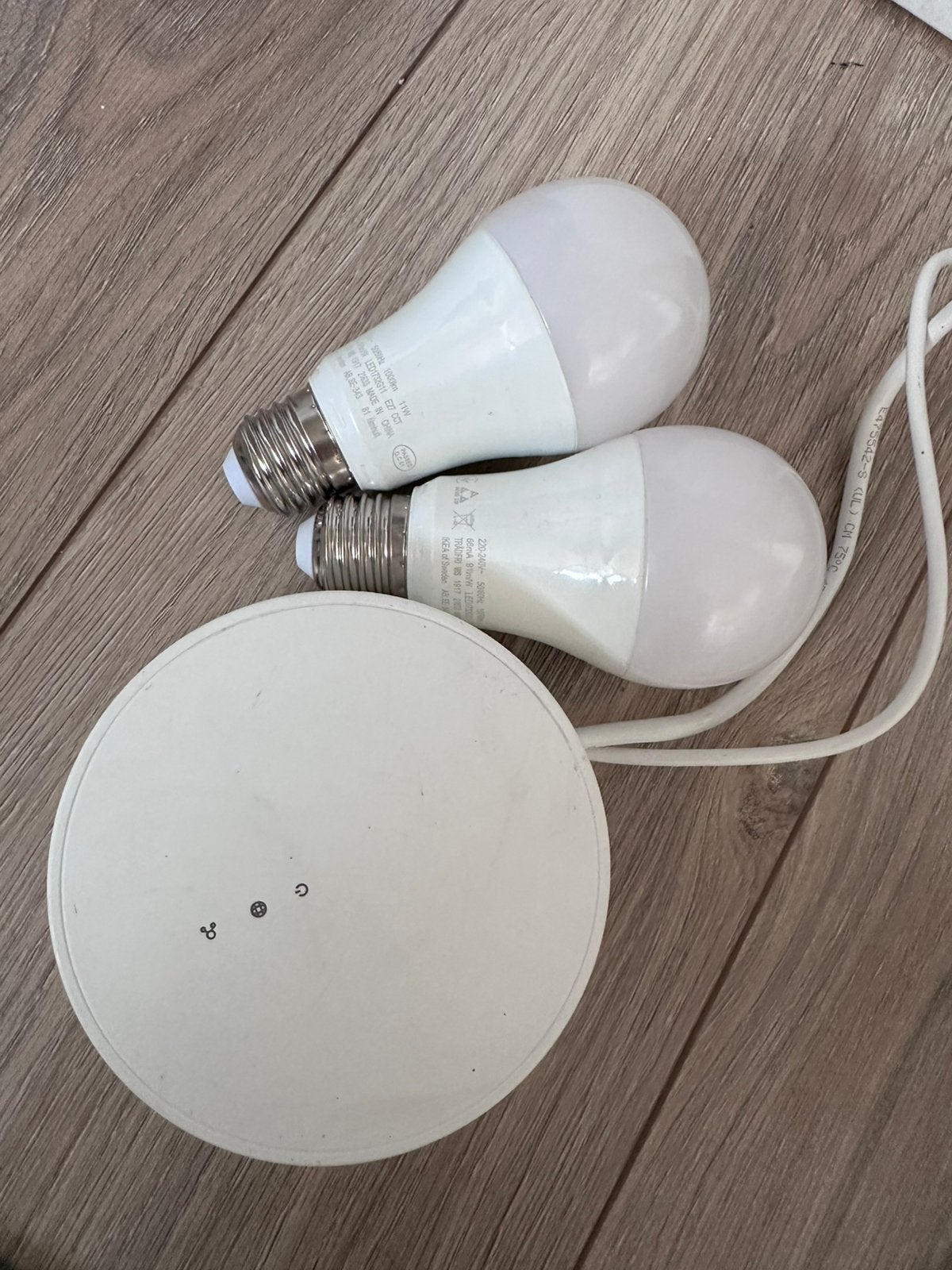 Ikea Trådfri Gateway met 2 lampen, Ophalen
