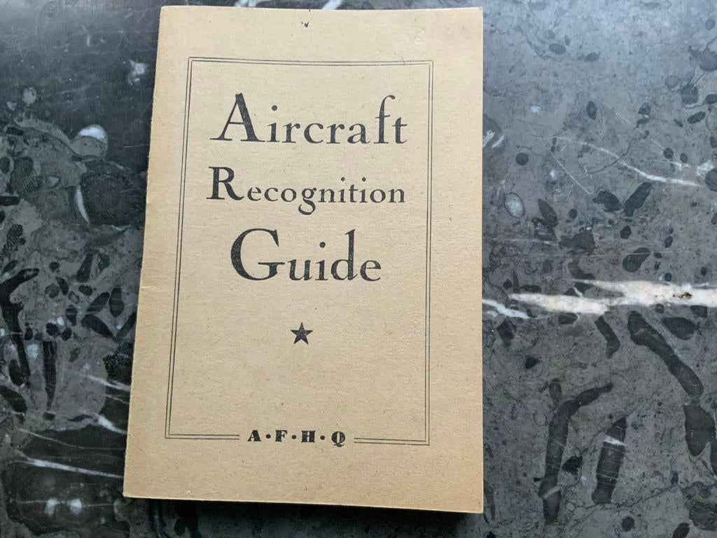 Aircraft Recognition Guide AFHQ, Ophalen of Verzenden, Luchtmacht, Nederland, Boek of Tijdschrift