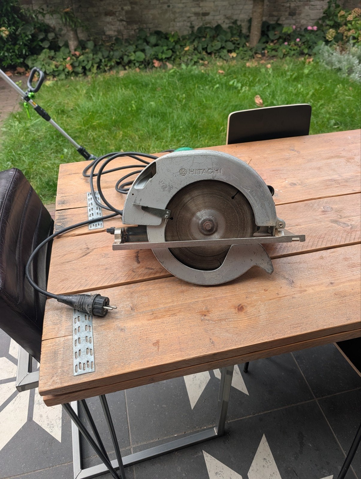 Hitachi cirkelzaag zaag, Ophalen of Verzenden, Gebruikt, Cirkelzaag