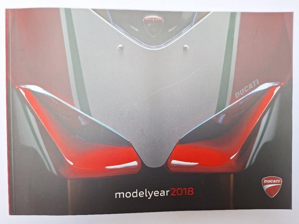 Ducati modelyear 2018 leveroverzicht engels, Ophalen of Verzenden, Zo goed als nieuw, Motoren