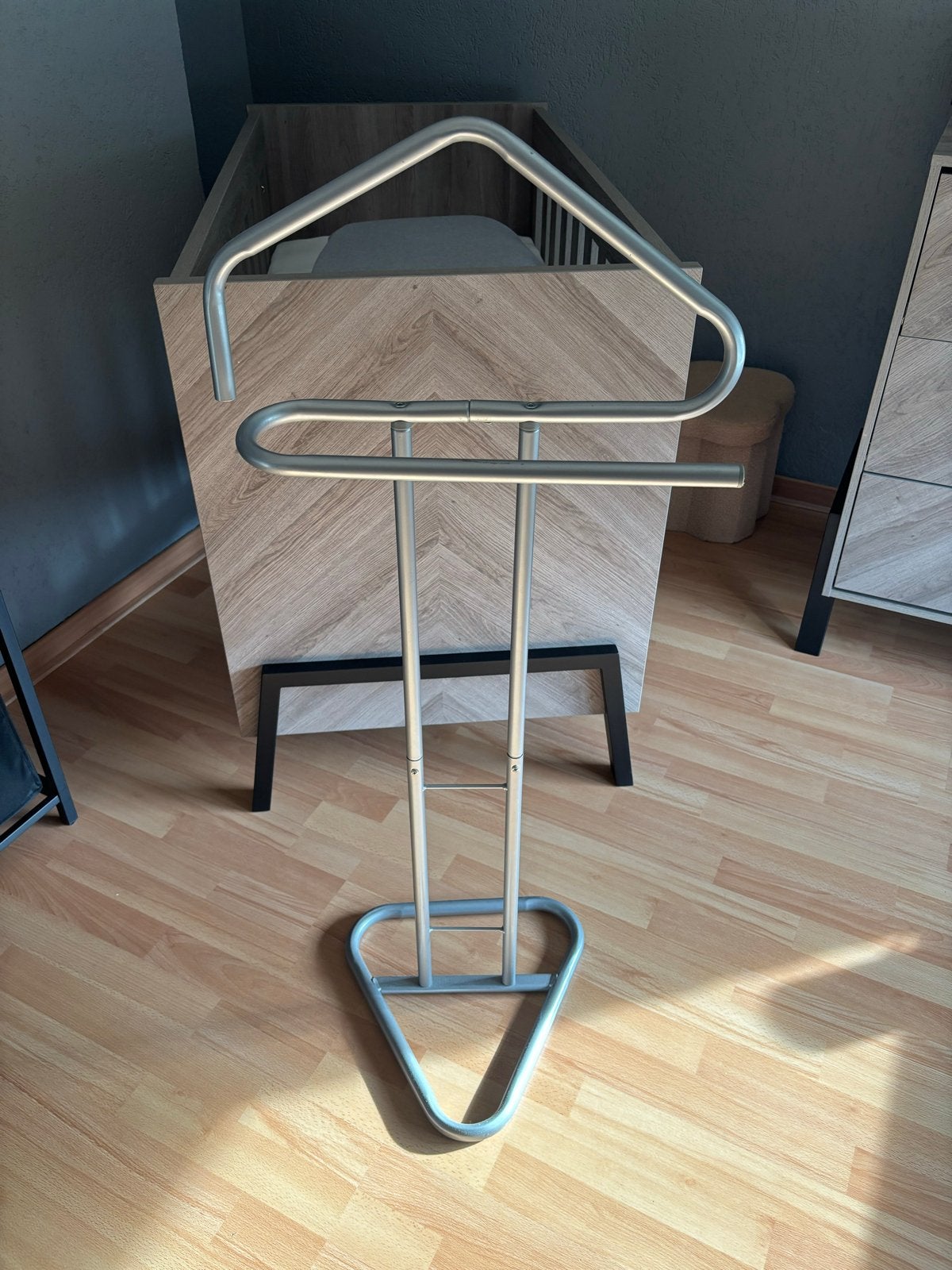 Metalen staande kapstok - Kledingrek, Gebruikt, 100 tot 150 cm, Ophalen of Verzenden, Metaal