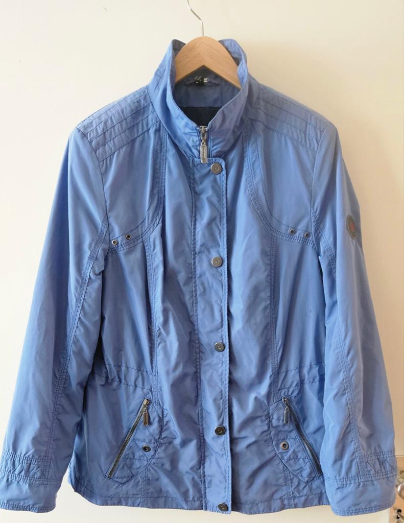 barbara lebek zomerjas, Ophalen of Verzenden, Zo goed als nieuw, Maat 38/40 (M), Blauw