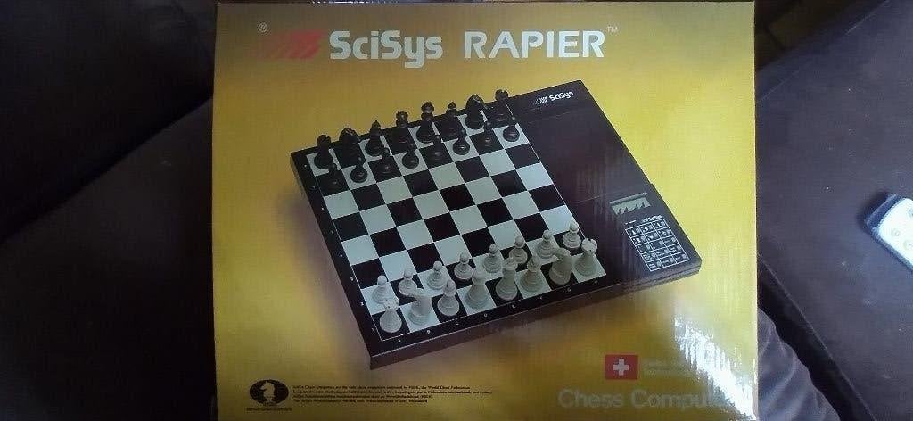 schaakcomputer scisys rapier chess computer, Hobby en Vrije tijd, Ophalen of Verzenden, Minder dan 500 stukjes, Zo goed als nieuw