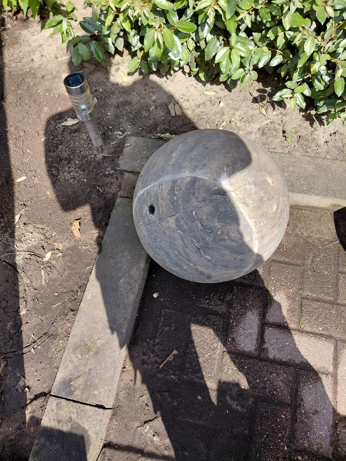 te koop natuurstenen bol, Ophalen, Gebruikt, Hardsteen, Waterornament