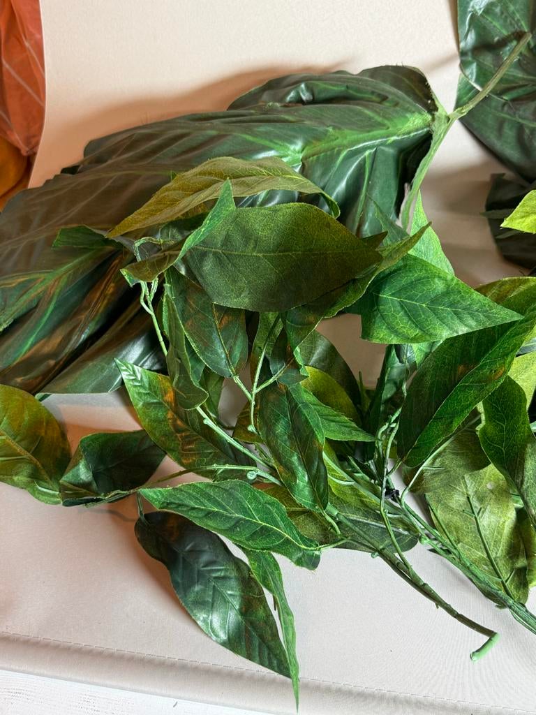 Decoratieve Nep Bladeren - Kunstplanten voor Huis en Tuin, Ophalen of Verzenden, Gebruikt, Binnen