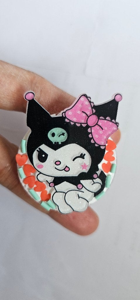 Leuke Kuromi Popsocket voor Telefoon, Ophalen of Verzenden, Nieuw, Telefoonhanger of Accessoire, Universeel