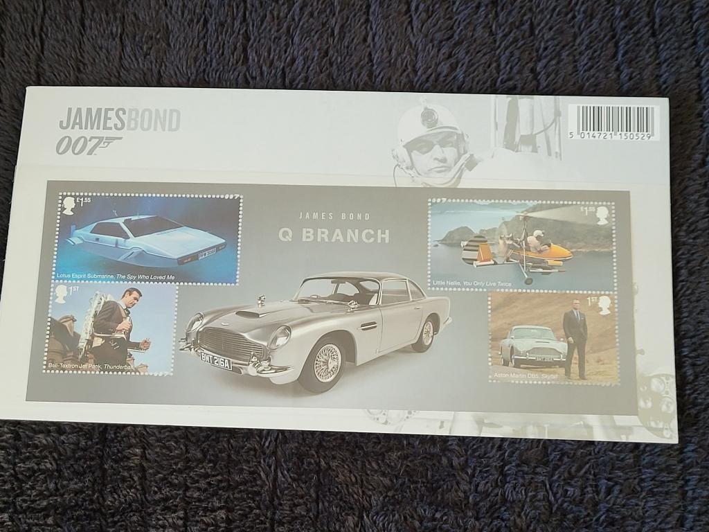 James Bond/ Q branch postzegels in mint condition, Verzenden, Nederland en Buitenland