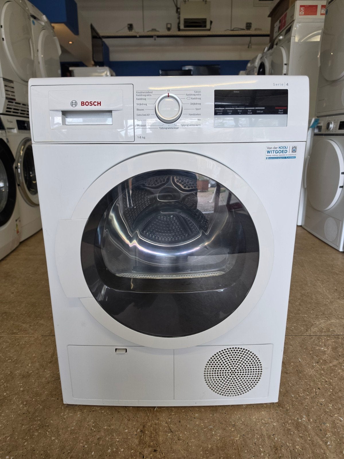 Bosch Serie 4 warmtepompdroger | 8 kilo | A++ | Garantie ✅️, Bosch, Jirnsum, Anti-kreukfase, Overige typen