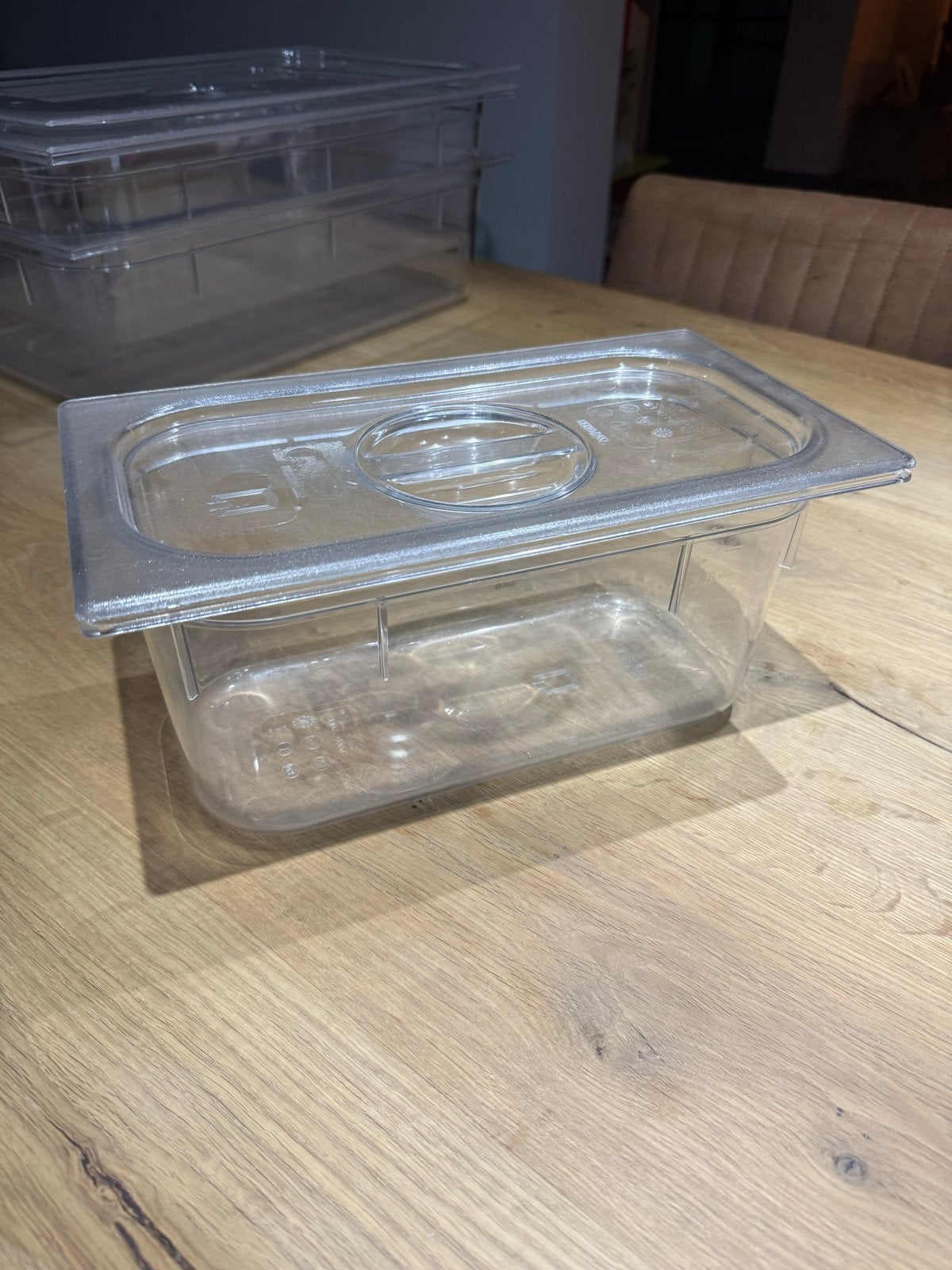 Gatronorm bak GN 1/3 H.150 mm Voedselcontainer met deksel, Ophalen of Verzenden, Gebruikt