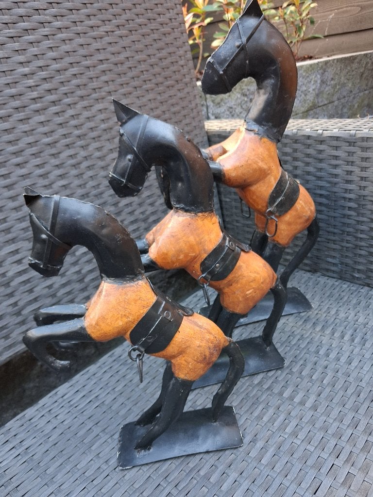 3 Paarden beeldjes, Ophalen of Verzenden, Zo goed als nieuw, Dier