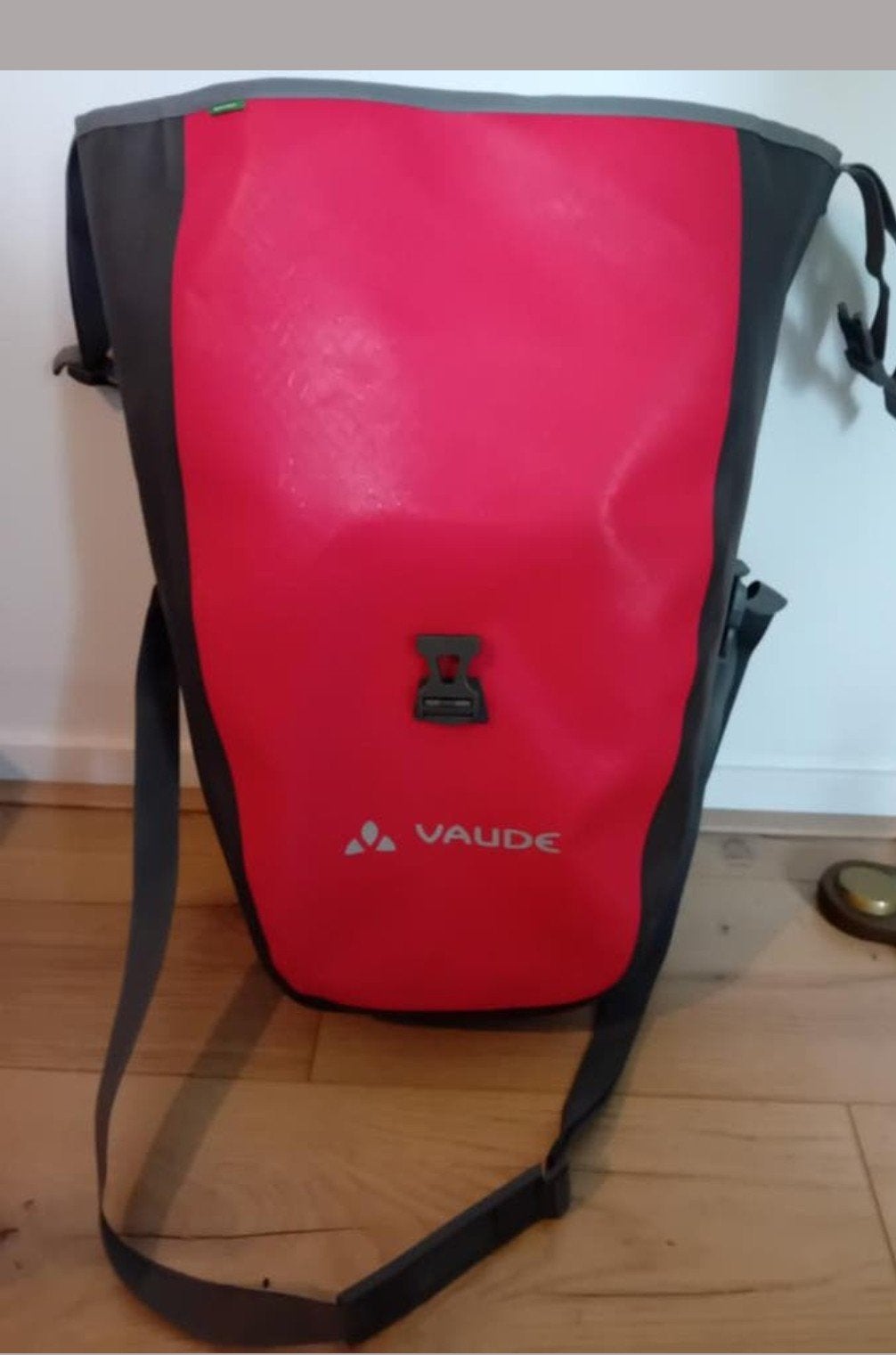 Vaude fietstas/rugzak - Rood/Grijs, Fietsen en Brommers, Fietsaccessoires | Fietstassen, Ophalen of Verzenden, Gebruikt, Vaude