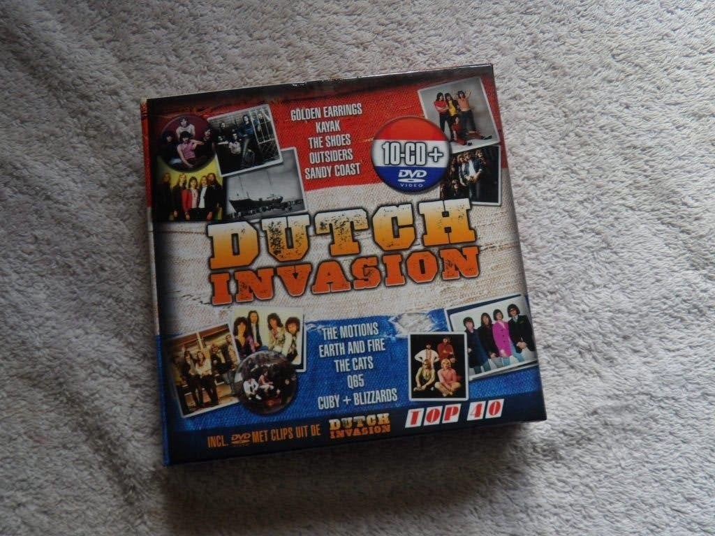 DUTCH INVASION  ( box 10 cd + dvd nederbeat ), Boxset, Overige genres, Ophalen of Verzenden, Zo goed als nieuw