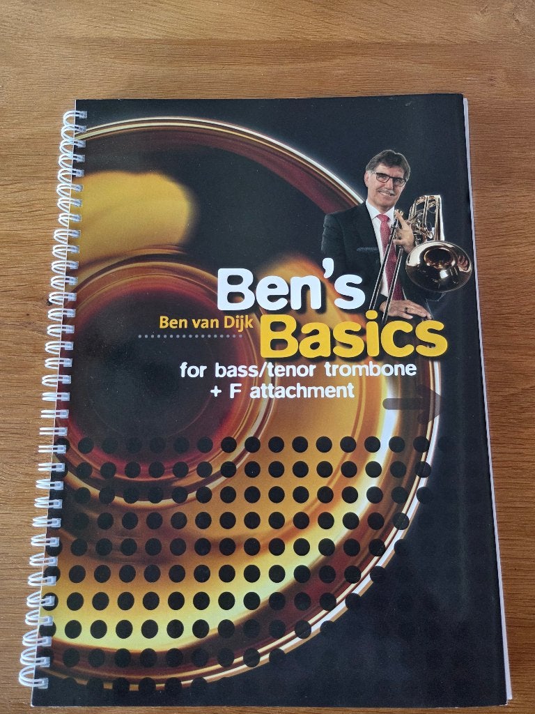 Trombone Bens Basics for Bass tenor trombone + F attachment, Ophalen of Verzenden, Zo goed als nieuw, Trombone