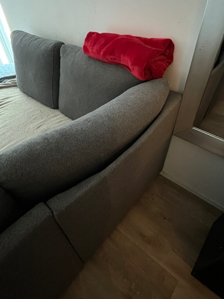 Bank, Huis en Inrichting, Ophalen, Gebruikt, 125 tot 150 cm, Hoekbank