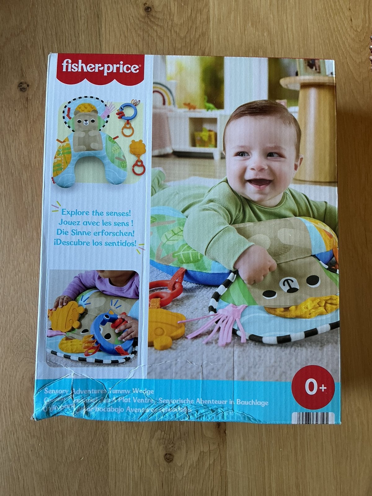 Nieuw  Fisher-Price Zintuiglijke Avonturen Buikligtrainer., Ophalen of Verzenden, Nieuw, 0 tot 6 maanden