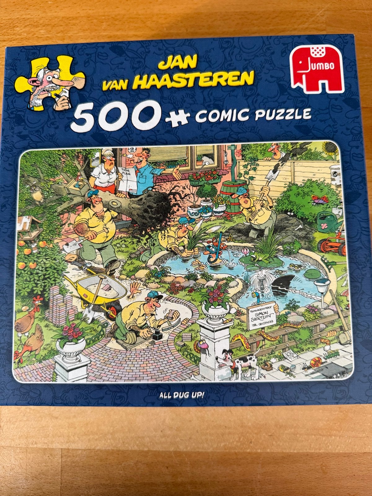 Jan van Haasteren 500 stukjes - All Dug Up!, Ophalen, 500 t/m 1500 stukjes, Zo goed als nieuw, Legpuzzel