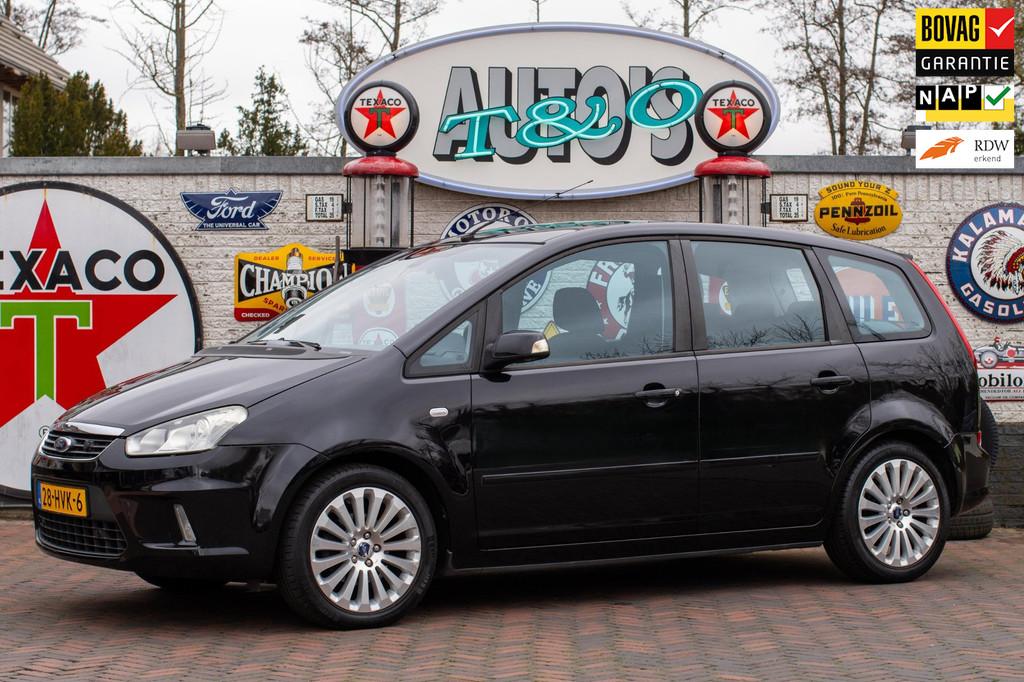 Ford C-Max 1.8-16V Titanium Flexifuel 1e Eig. 89.100 km +NAP, Auto's, Ford, Gebruikt, 4 cilinders, Zwart, Handgeschakeld