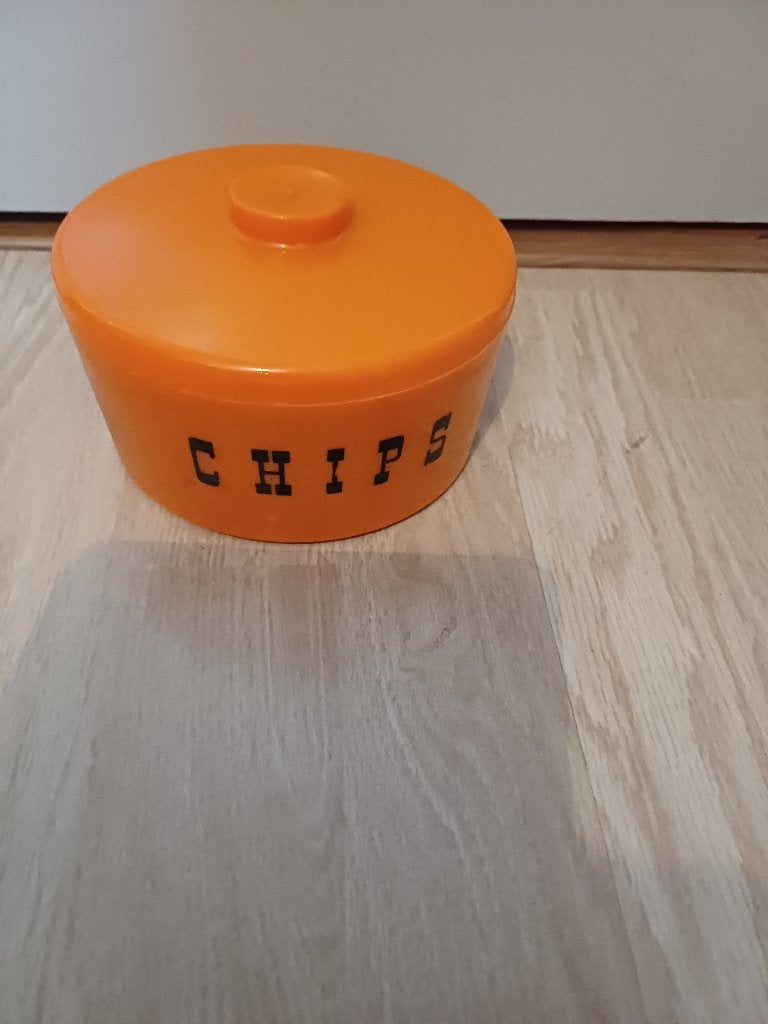 Originele Vintage Snacktoren met deksel jaren 70, Verzamelen, Ophalen of Verzenden, Huis en Inrichting