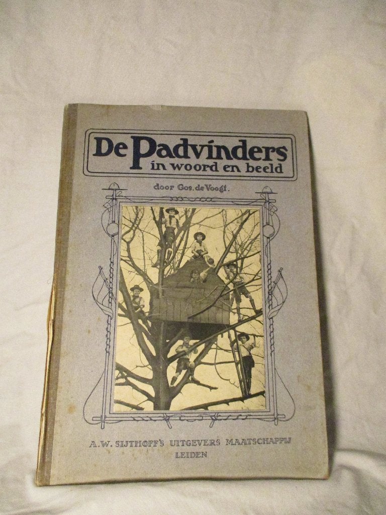 antiek boek de Padvinders in woord en beeld Leiden, Ophalen of Verzenden, Gelezen