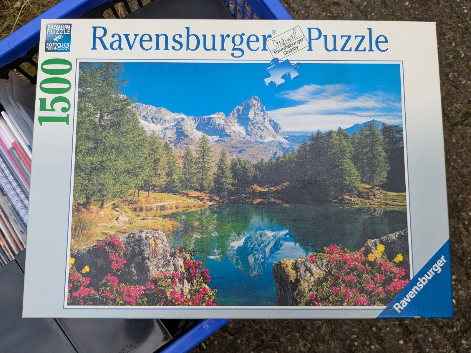 Ravensburger Legpuzzel 1500 stukjes - Berglandschap, Ophalen, 500 t/m 1500 stukjes, Zo goed als nieuw, Legpuzzel