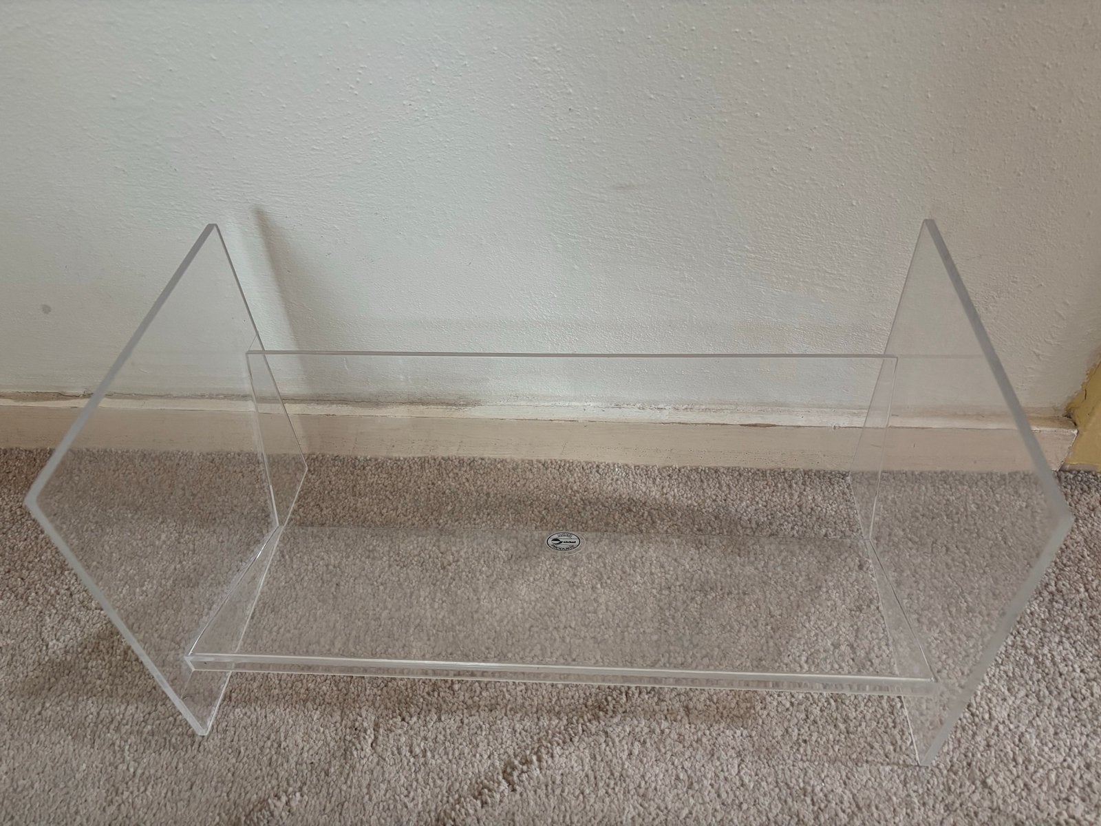 IKEA CD rek van transparant kunststof, Ophalen, Kunststof, Gebruikt, 25 tot 75 discs