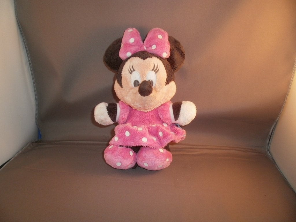 nicotoy Disney Simba mini muis roze gestipte jurkje 22cm, Muis, Disney, Wasbaar, Ophalen of Verzenden