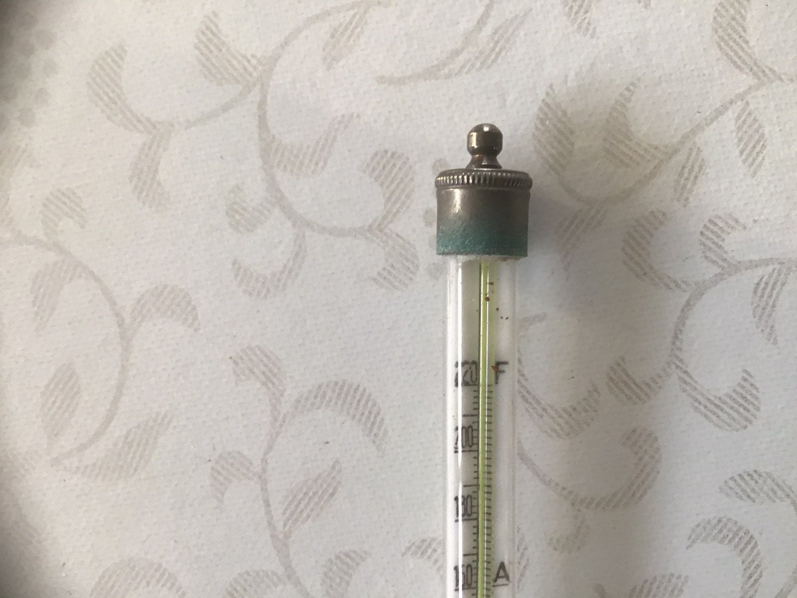 Antieke thermometer in orginele verpakking, Ophalen of Verzenden, Zo goed als nieuw