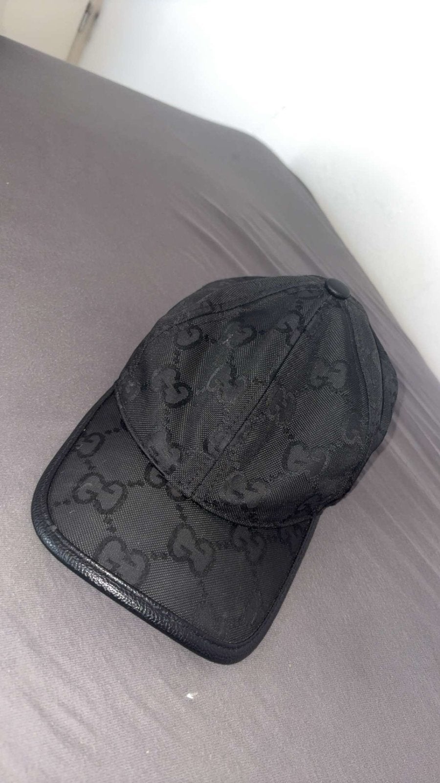 Gucci pet met GG-monogram - Zwart, Verzenden, Gedragen, One size fits all, Pet