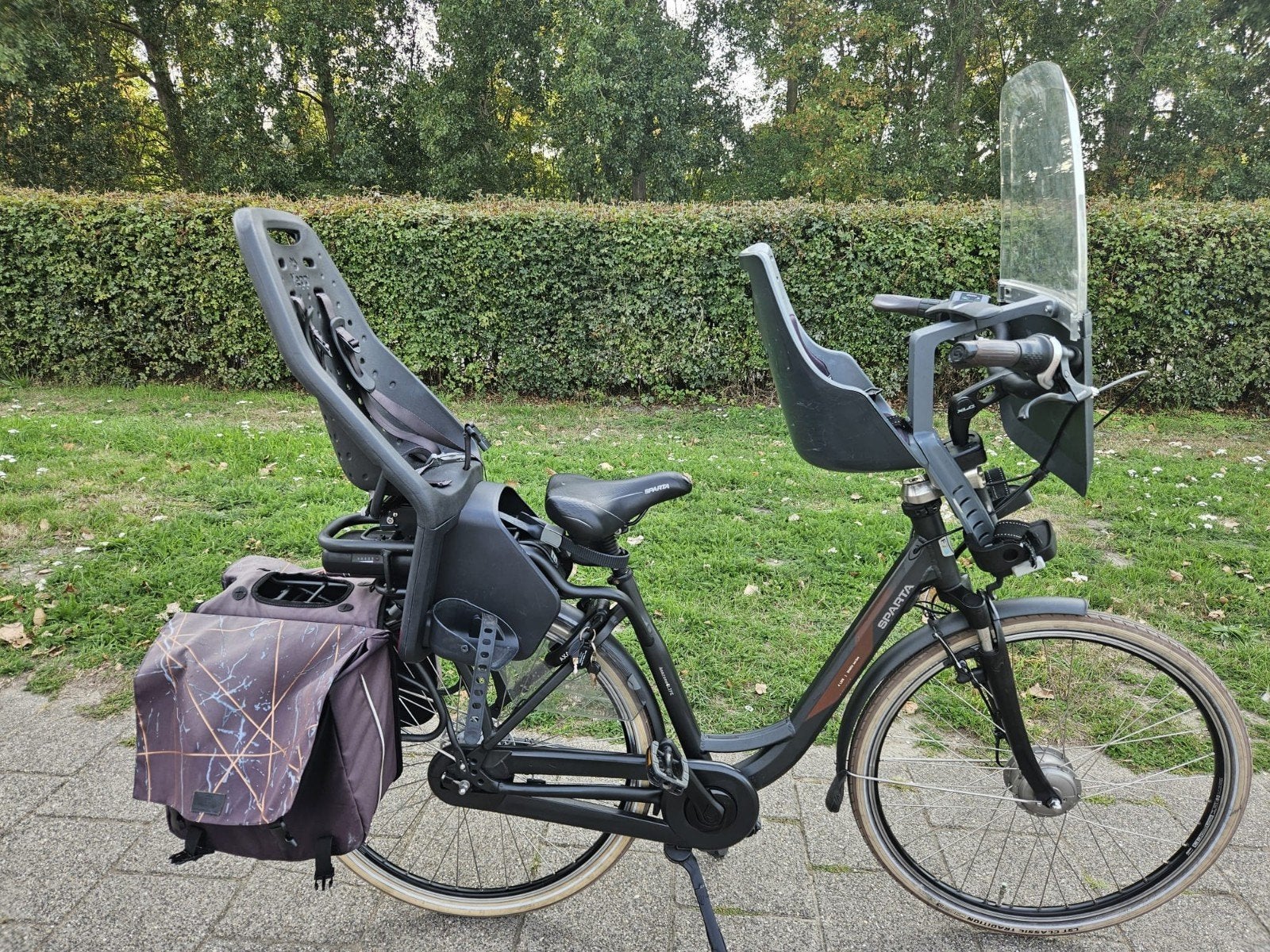 Elektrische fiets sparta, Ophalen, 2 zitjes, Sparta, 47 tot 50 cm