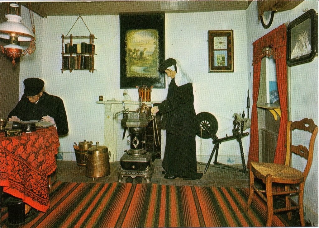 Goeree Overvlakkee  oud Flakkeese kamer, Ophalen of Verzenden, Gelopen, Zuid-Holland