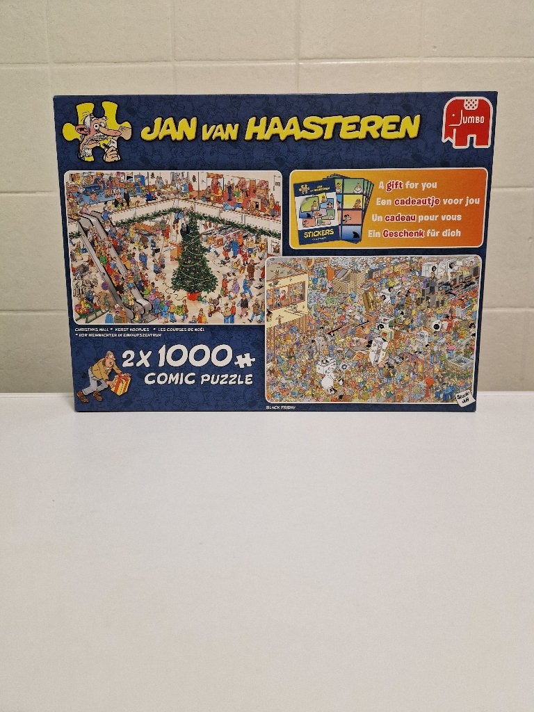 jan van haasteren, Ophalen, 500 t/m 1500 stukjes, Zo goed als nieuw, Legpuzzel