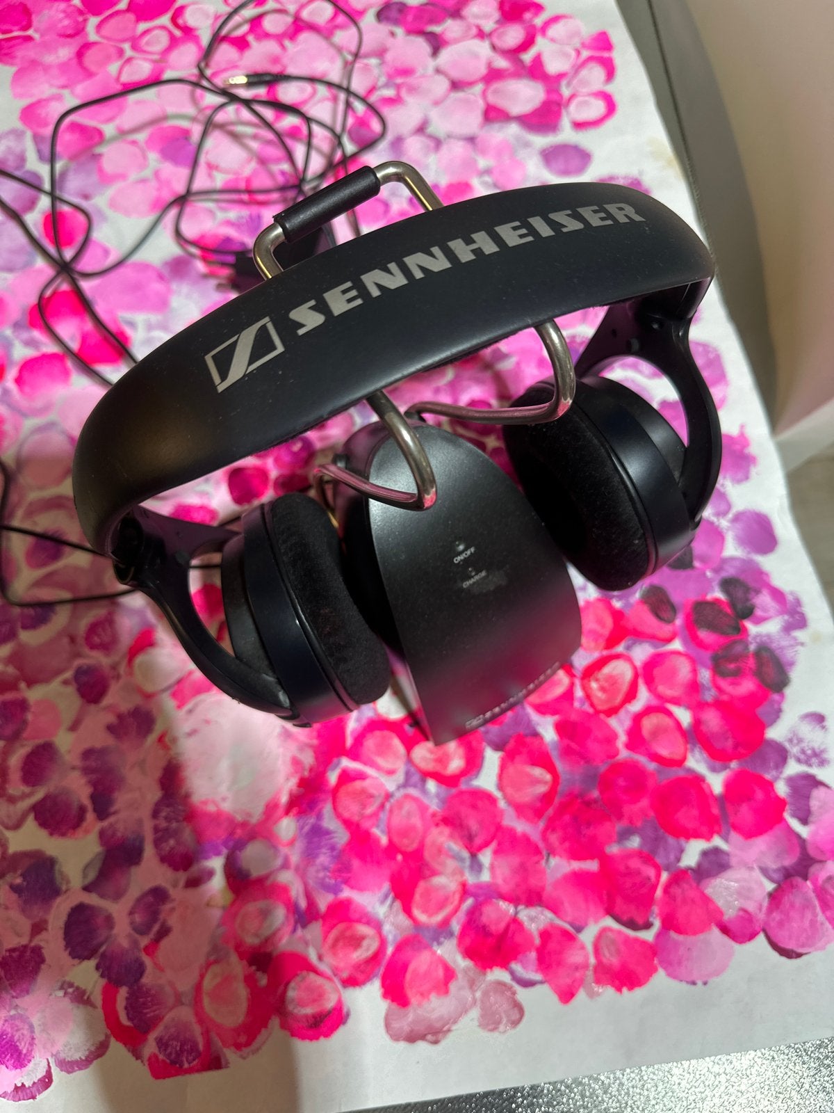 Sennheiser TR127 Draadloze Hoofdtelefoon met Zender, Ophalen of Verzenden, Zo goed als nieuw, Sennheiser, Draadloos