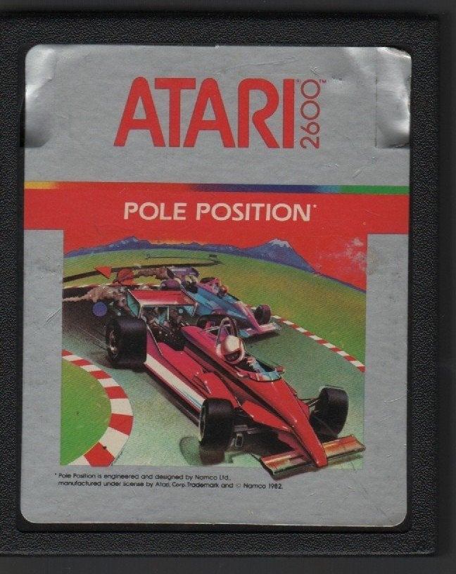 Atari 2600 Pole Position - Silver Label Uitvoering, Gebruikt, 1 speler, Racen en Vliegen, Ophalen of Verzenden