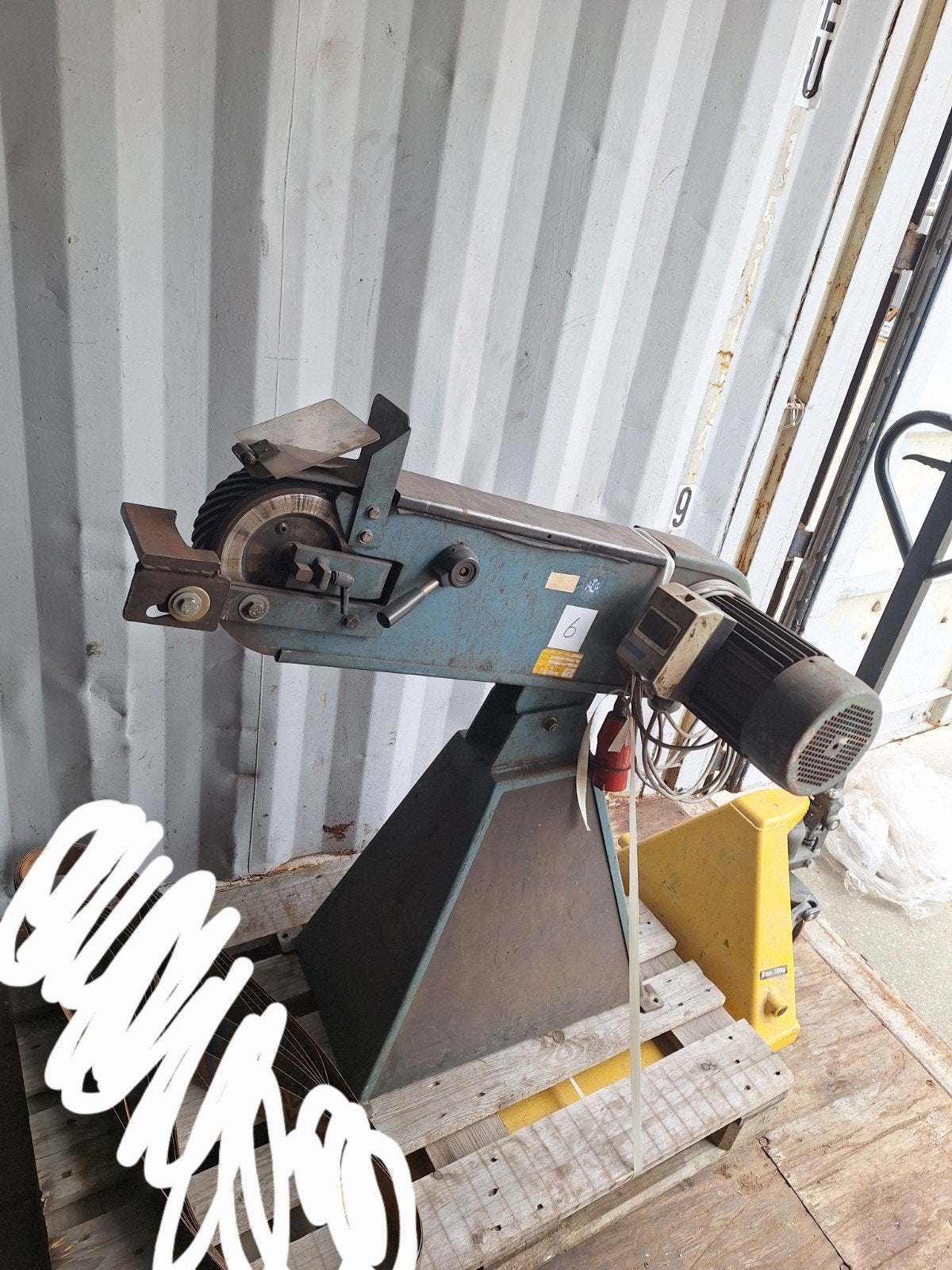 Scantool bandschuurmachine, Ophalen, Gebruikt
