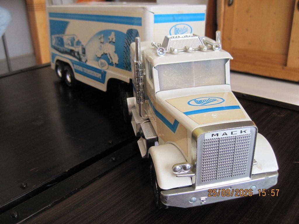 Vintage blikken vrachtwagen, Ophalen of Verzenden