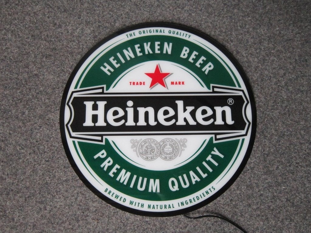 HEINEKEN BIER LED LICHTRECLAME, Verzamelen, Ophalen, Nieuw, Overige typen, Heineken