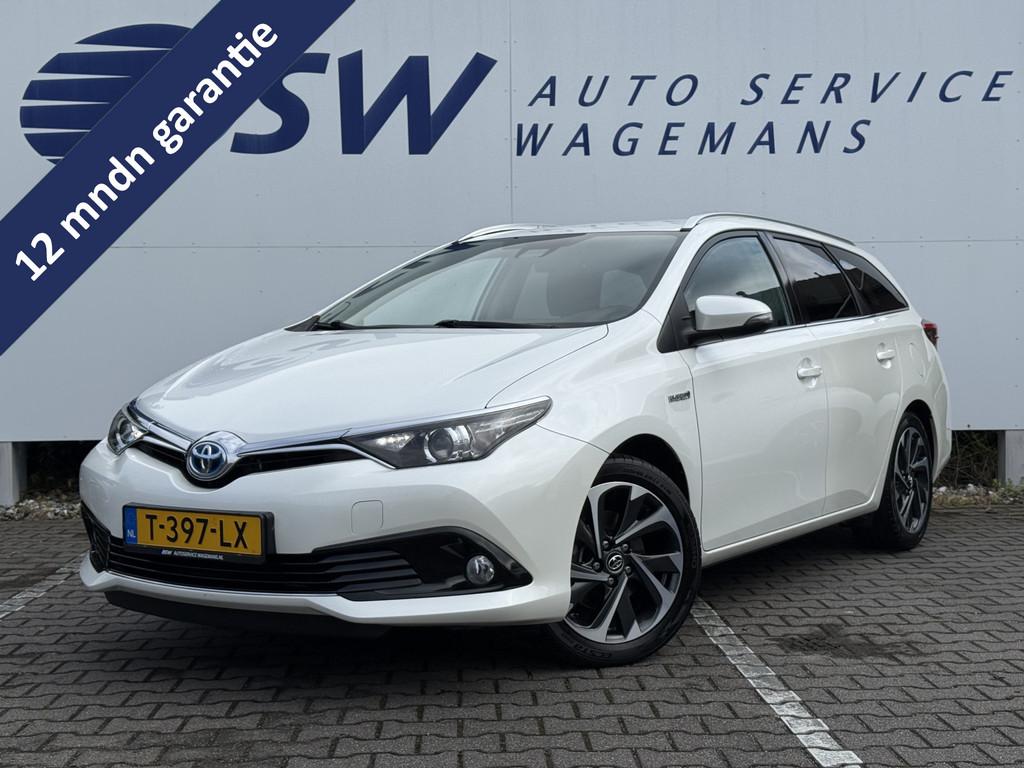 Toyota Auris Touring Sports 1.8 Hybrid Executive | Trekhaak, Gebruikt, Met garantie (alle), Wit, Hybride Elektrisch/Benzine