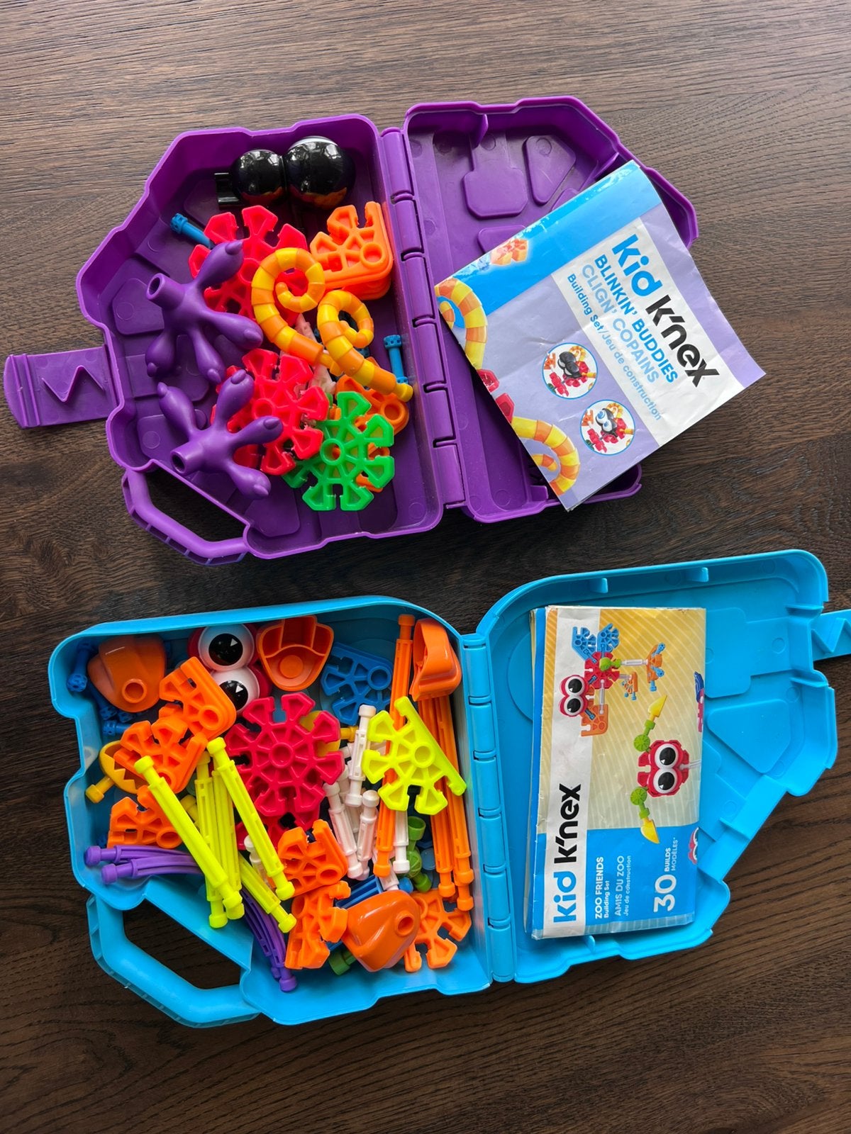 Twee complete k’nex koffertjes, Kinderen en Baby's, Ophalen of Verzenden, Gebruikt