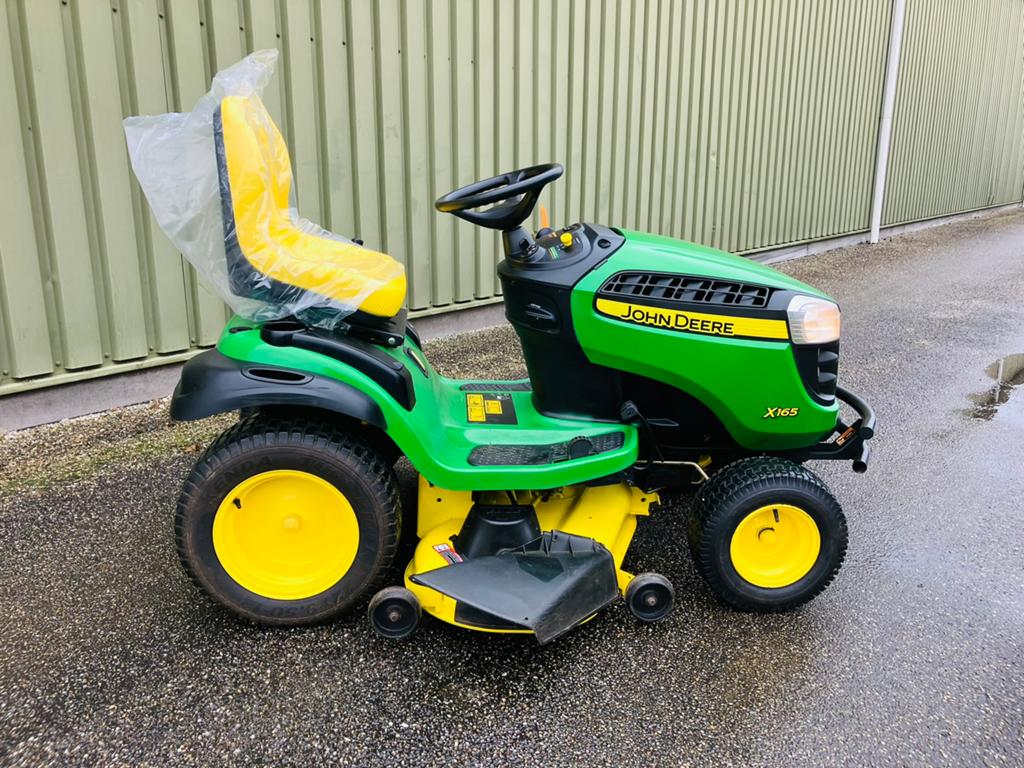 Zeer krachtige JOHN DEERE X165 zitmaaier 122cm breedt mulch, Ophalen, Zo goed als nieuw