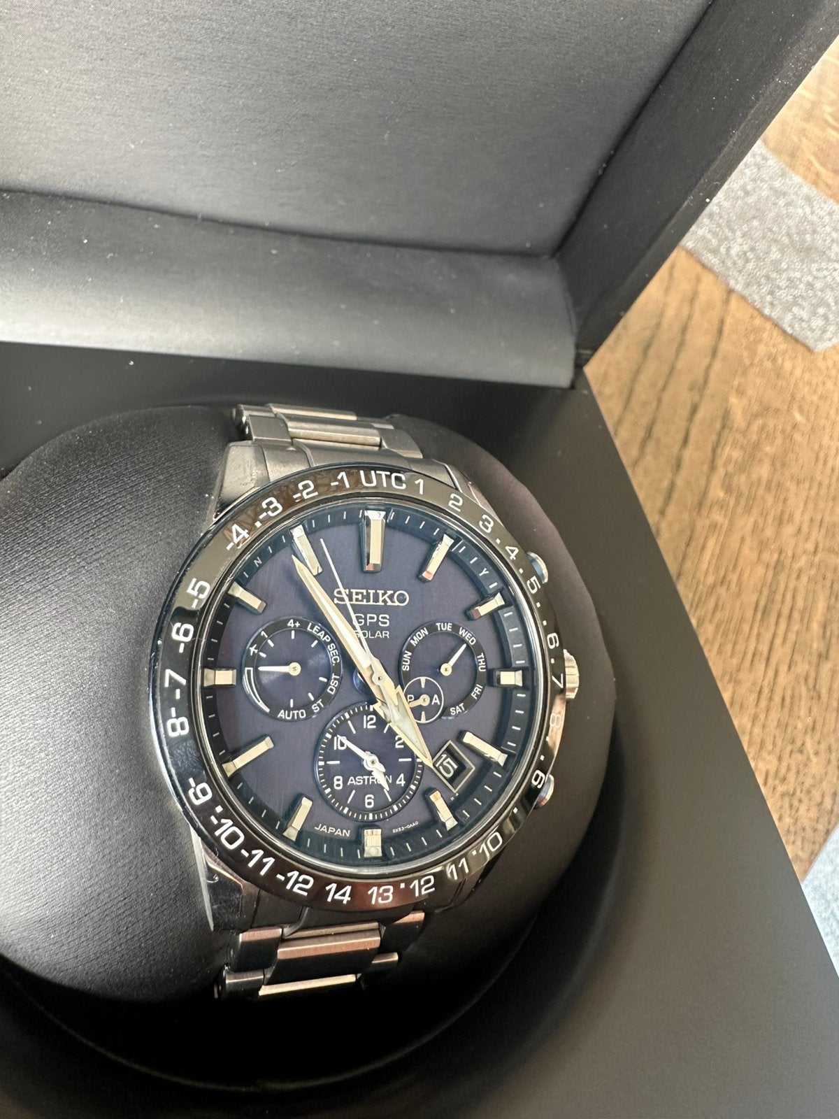 Seiko Astron GPS Solar (SSH015J1), Sieraden, Tassen en Uiterlijk, Horloges | Heren, Ophalen of Verzenden, Zo goed als nieuw, Staal
