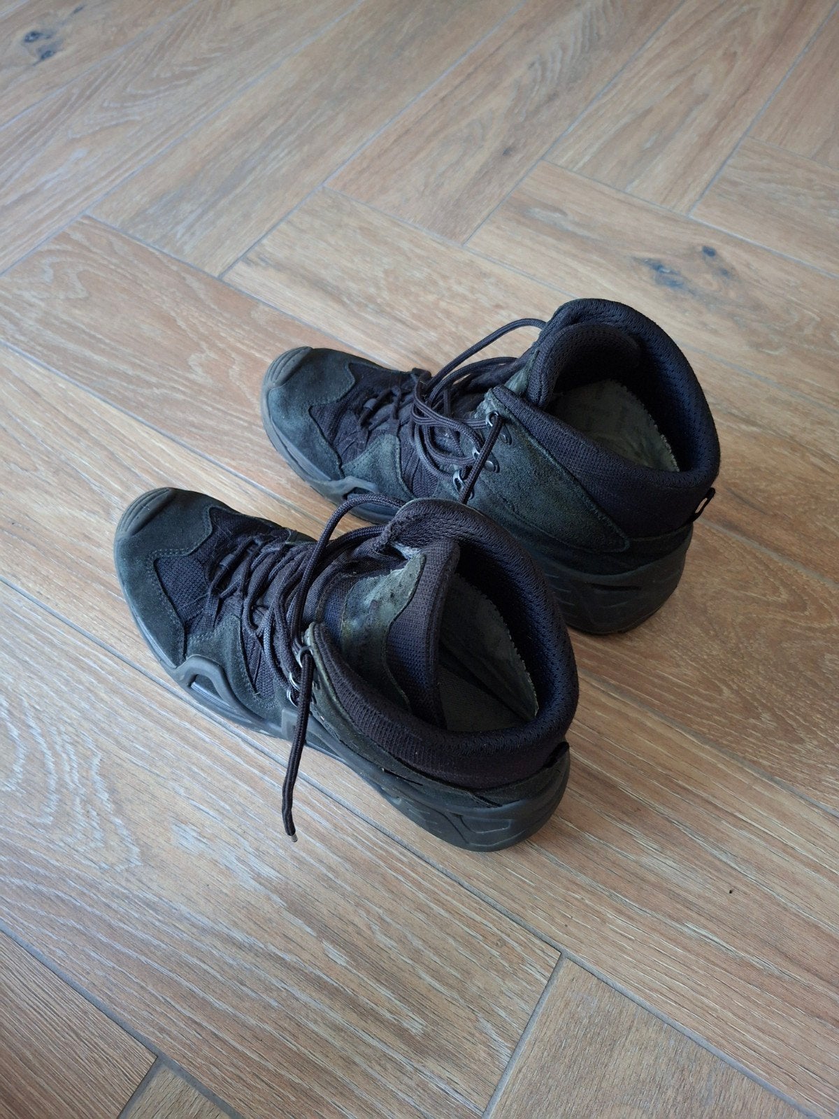 Lowa Zephyr GTX Mid WS 7 wandelschoenen, maat 43.5, Lowa, Zwart, Gedragen, Wandelschoenen