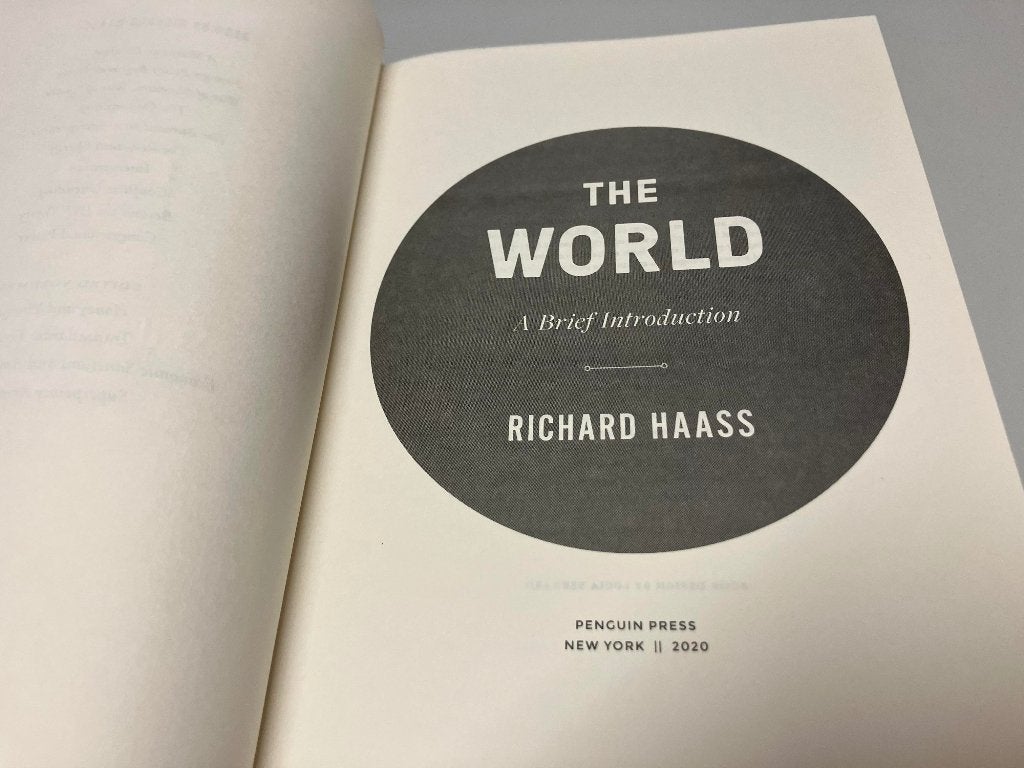 Richard Haass The world, Ophalen of Verzenden, Gelezen, Algemeen