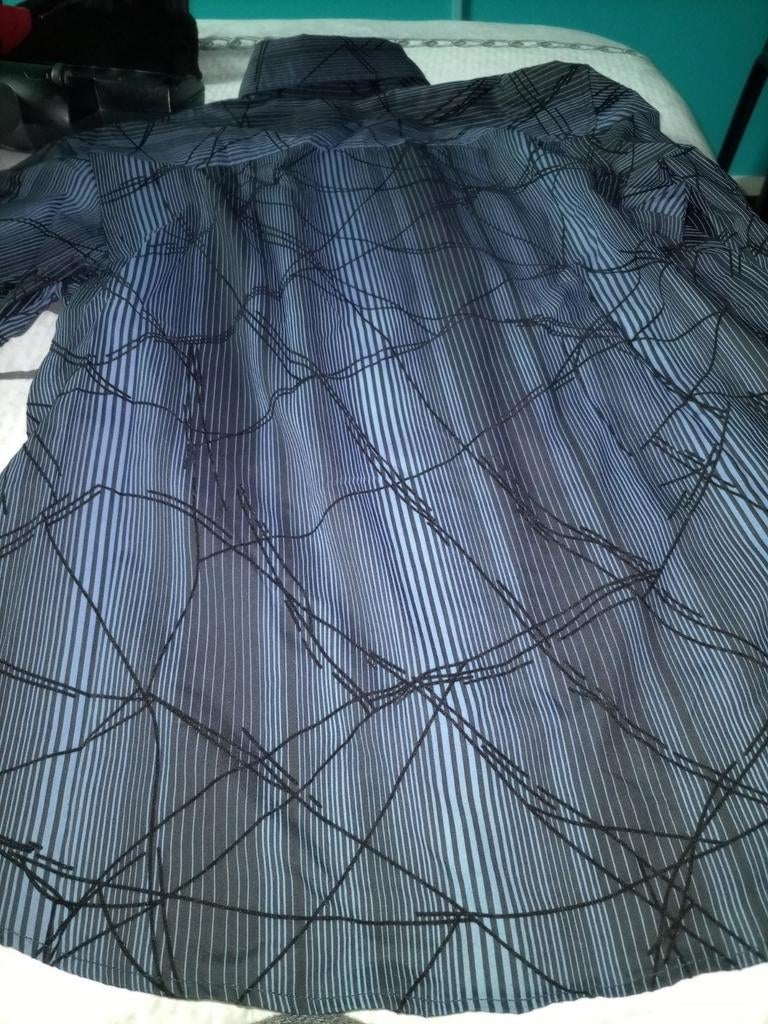 Reliëf overhemden, Kleding | Heren, Overhemden, Ophalen of Verzenden, Zo goed als nieuw, Blauw, Halswijdte 41/42 (L)