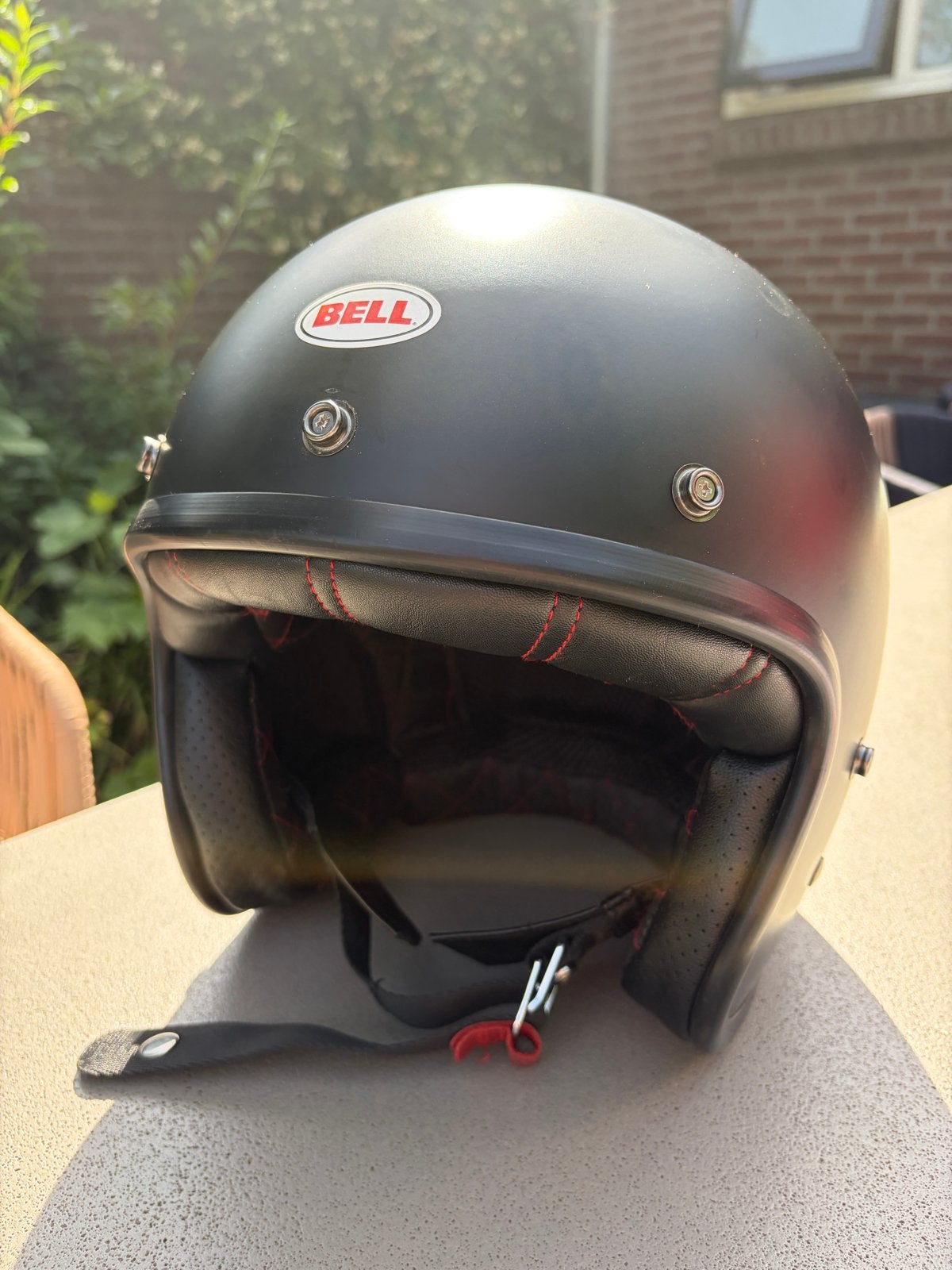 Bell Custom 500 Solid Matte Black XL (61-62), Motoren, Ophalen of Verzenden, Tweedehands, XL, Overige merken
